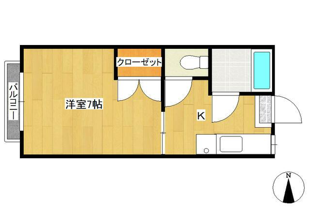 シティハイム立田山 203号