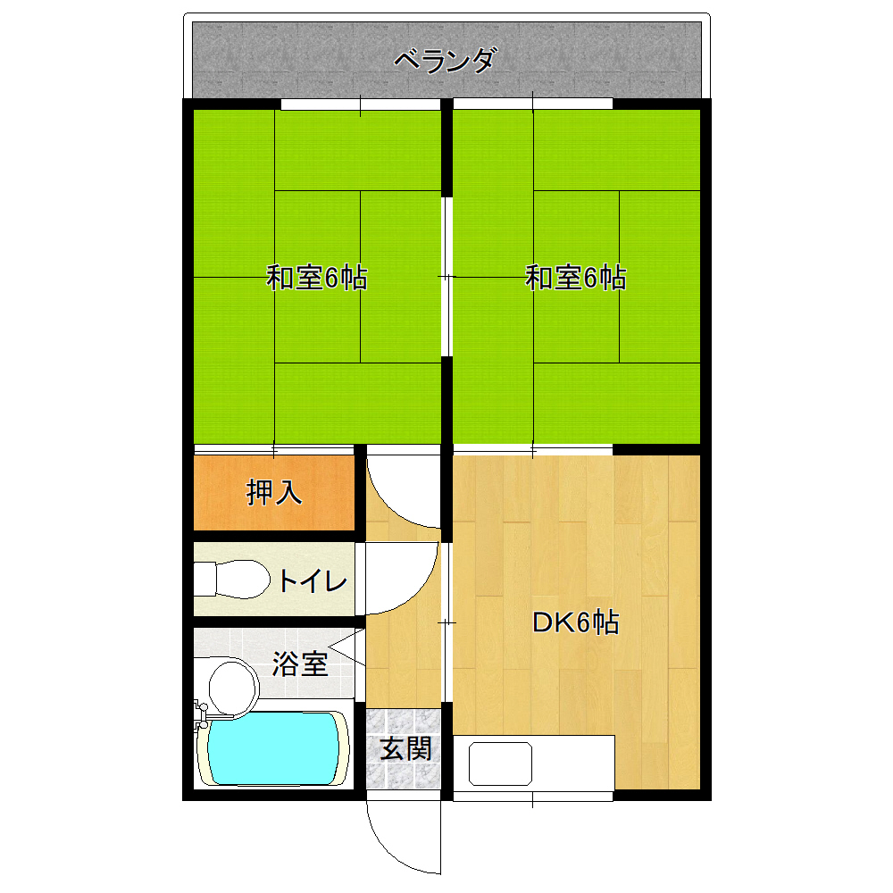 コーポぶーけ 202号